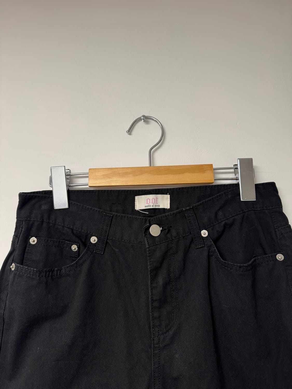 OOT 빈티지 Y2k 블랙 부츠컷 데님 팬츠 M 상품이미지2