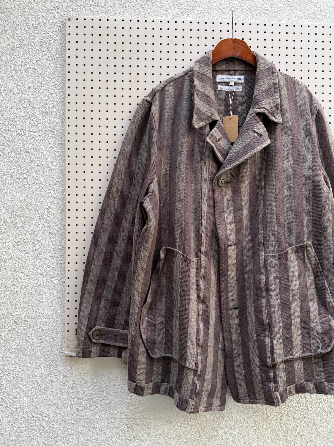 COMME des GARCONS SHIRT 꼼데가르송 스트라이프 자켓 상품이미지3