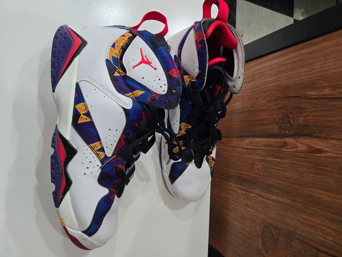 250사이즈)) NIKE 나이키 에어 조던7 레트로 스웨터 신발! 상품이미지2