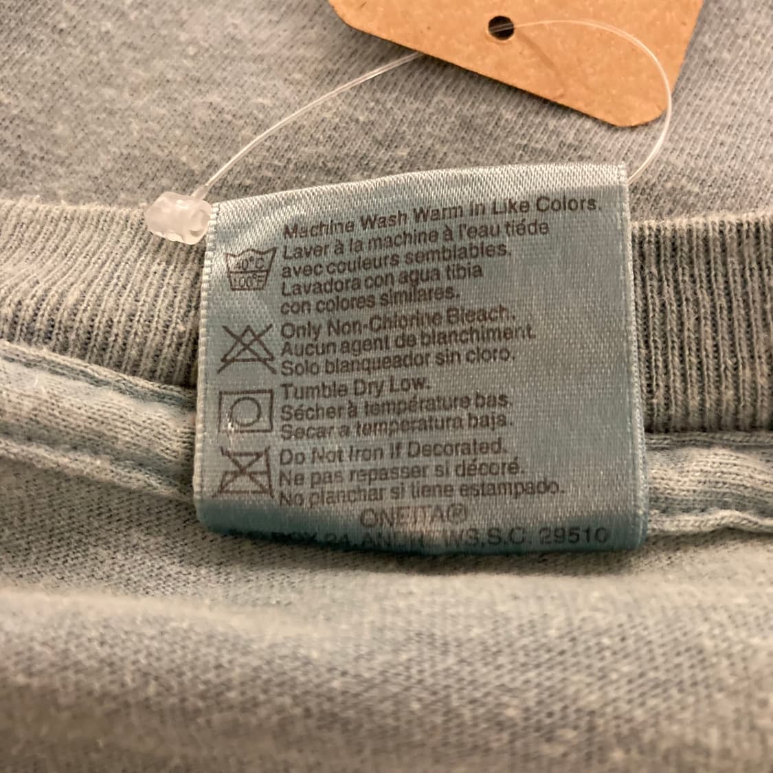 90s USA 미국 빈티지 자수 싱글스티치 반팔 티셔츠 상품이미지7