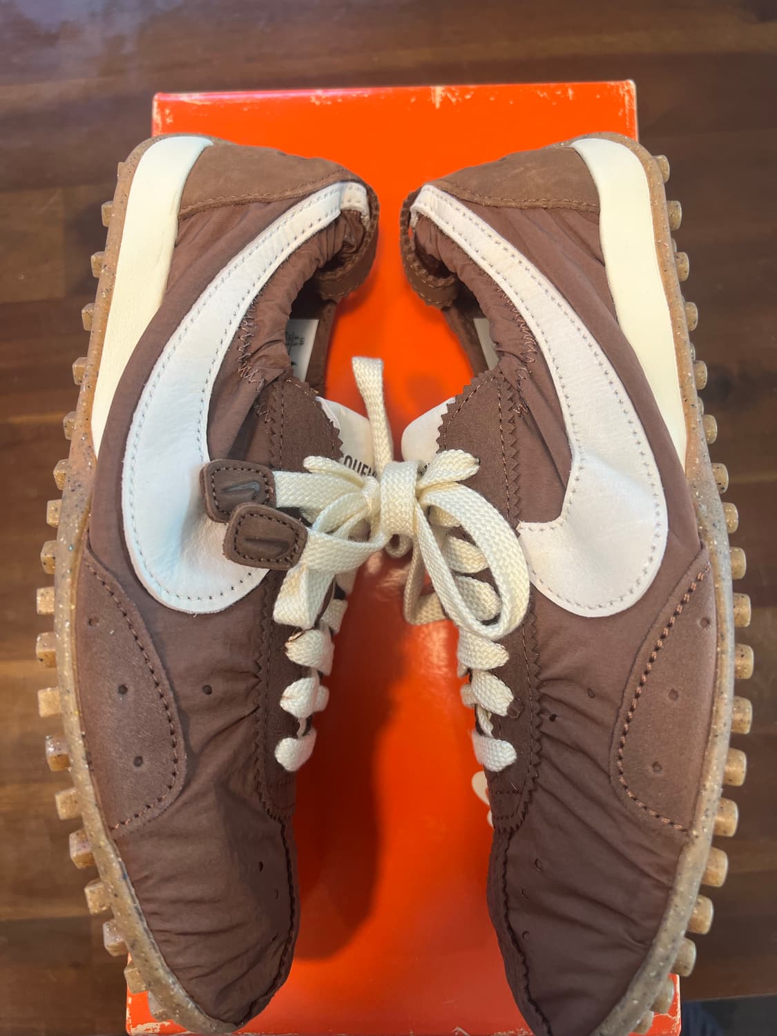 [W235]자크뮈스 나이키 문 슈 SP 파우나 브라운 캐시미어 상품이미지5