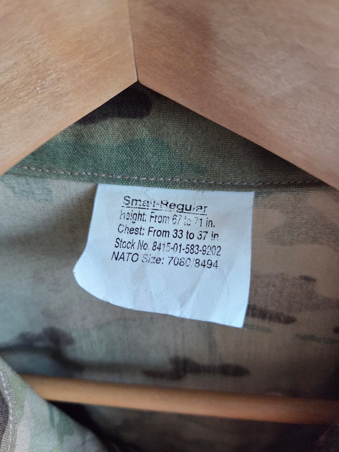 오리지날 미군 멀티캠 노맥스 항공 승무원  상의 (Aircrew Comb 상품이미지3