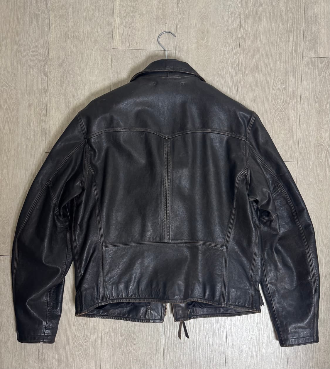 RRL 가죽 라이더 자켓 블랙 L 상품이미지2