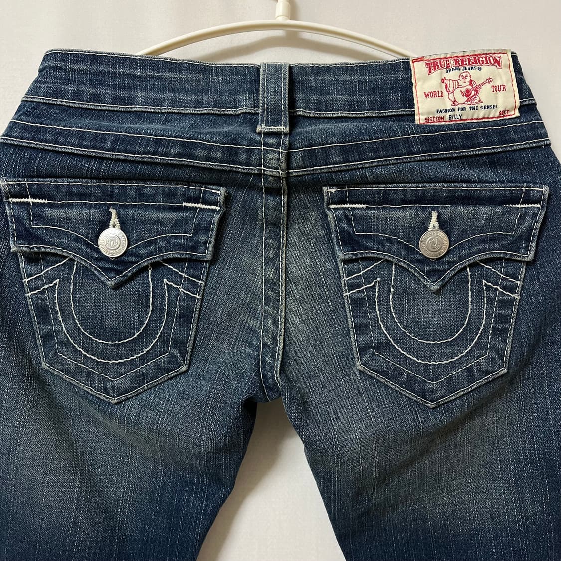 트루릴리전 여성 유스티치 워싱 데님 청바지 24 상품이미지2