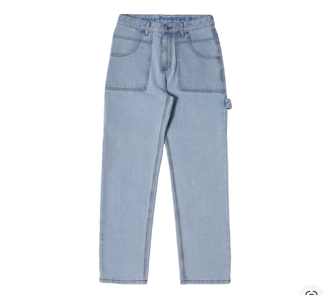 플라스틱 프로덕트 MPa 페인터 데님 팬츠 스틸블루 상품이미지2