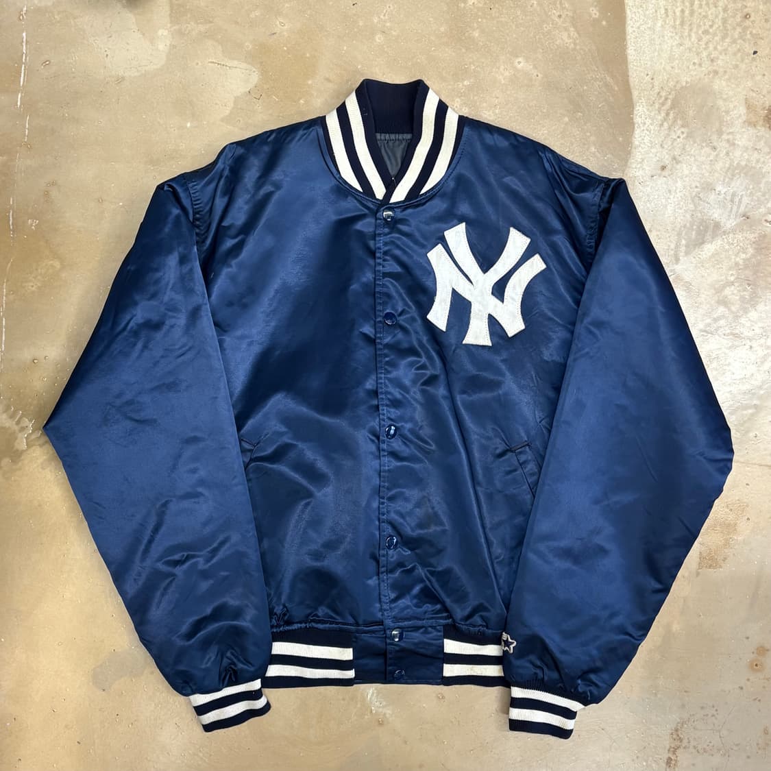 L 80s-90s 스타터 뉴욕 양키스 새틴 자켓 상품이미지2