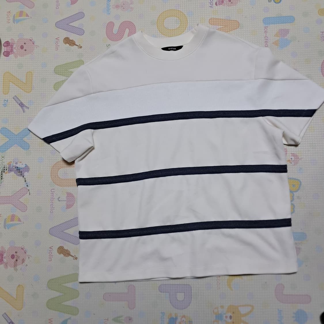 시스템옴므 반팔티셔츠 95(24년 제품)오버핏 상품이미지1