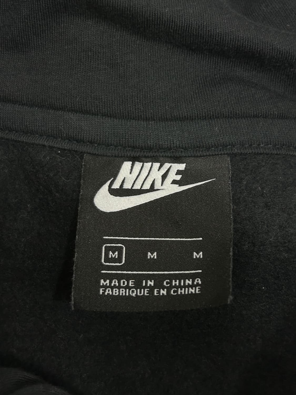 나이키 안감기모 후드집업 M 블랙 상품이미지4