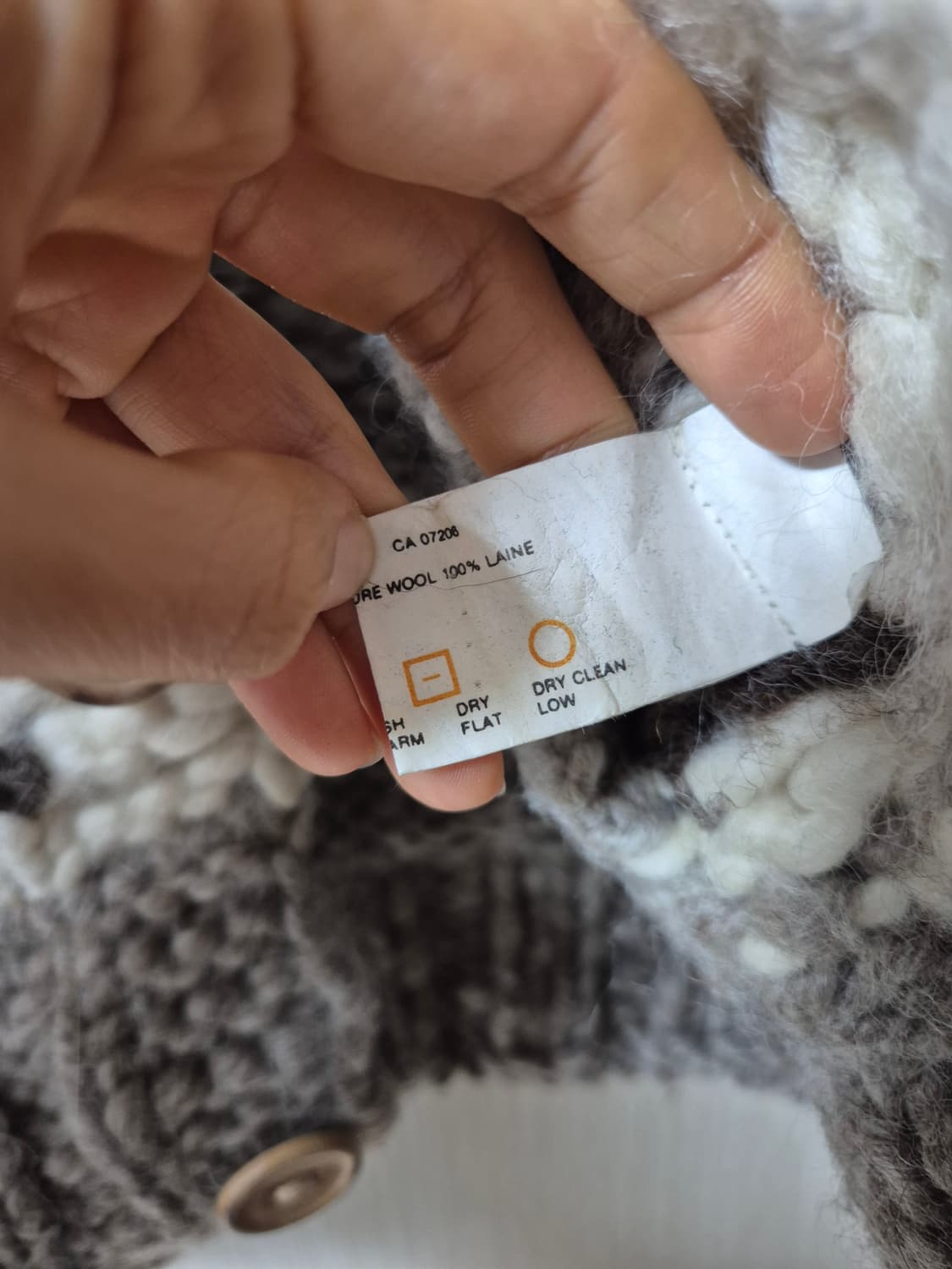 코위찬 캐나다 핸드메이드 노르딕 패턴 니트 스웨터 조끼 베스트 카나다 상품이미지7