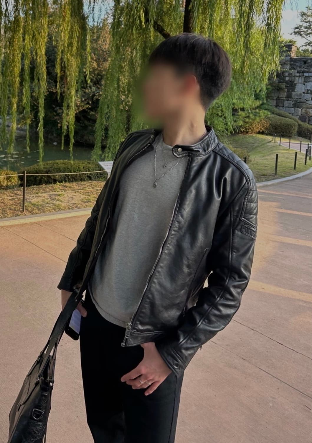 디젤 superior 소가죽 자켓 블랙 상품이미지7