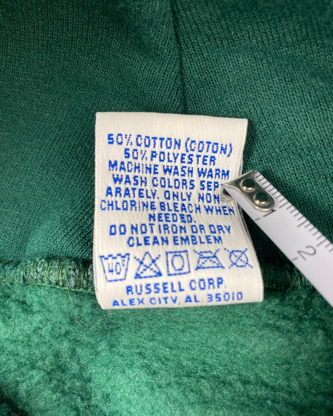90s Russell Hoodie (green) 상품이미지4