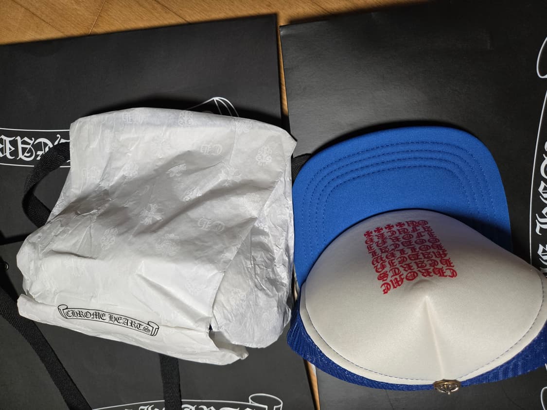 크롬하츠 아이차트 트러커햇 블루 화이트 상품이미지3