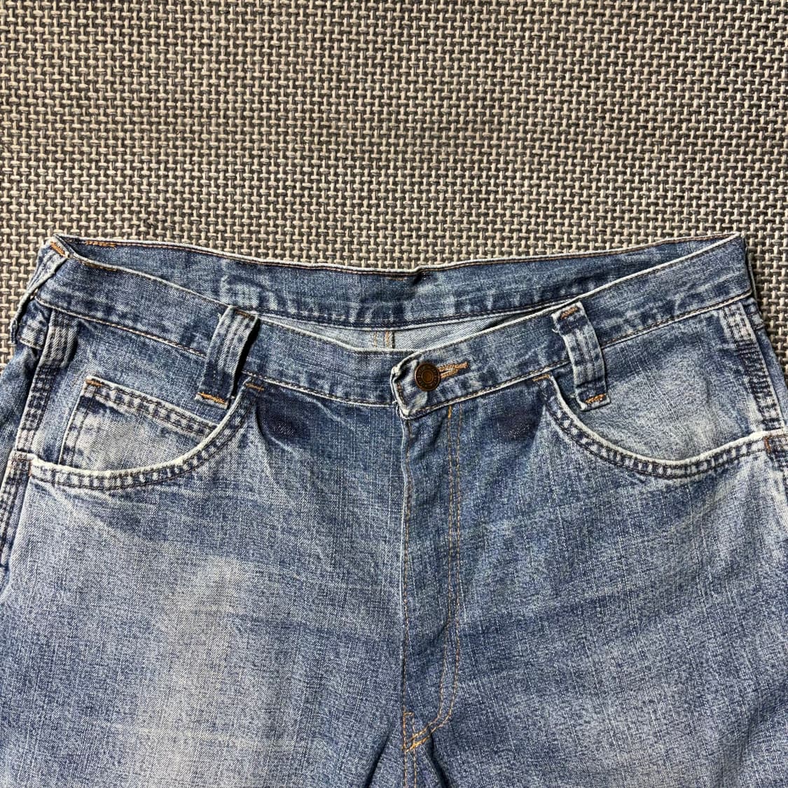 웽글러 데님 반바지 상품이미지2