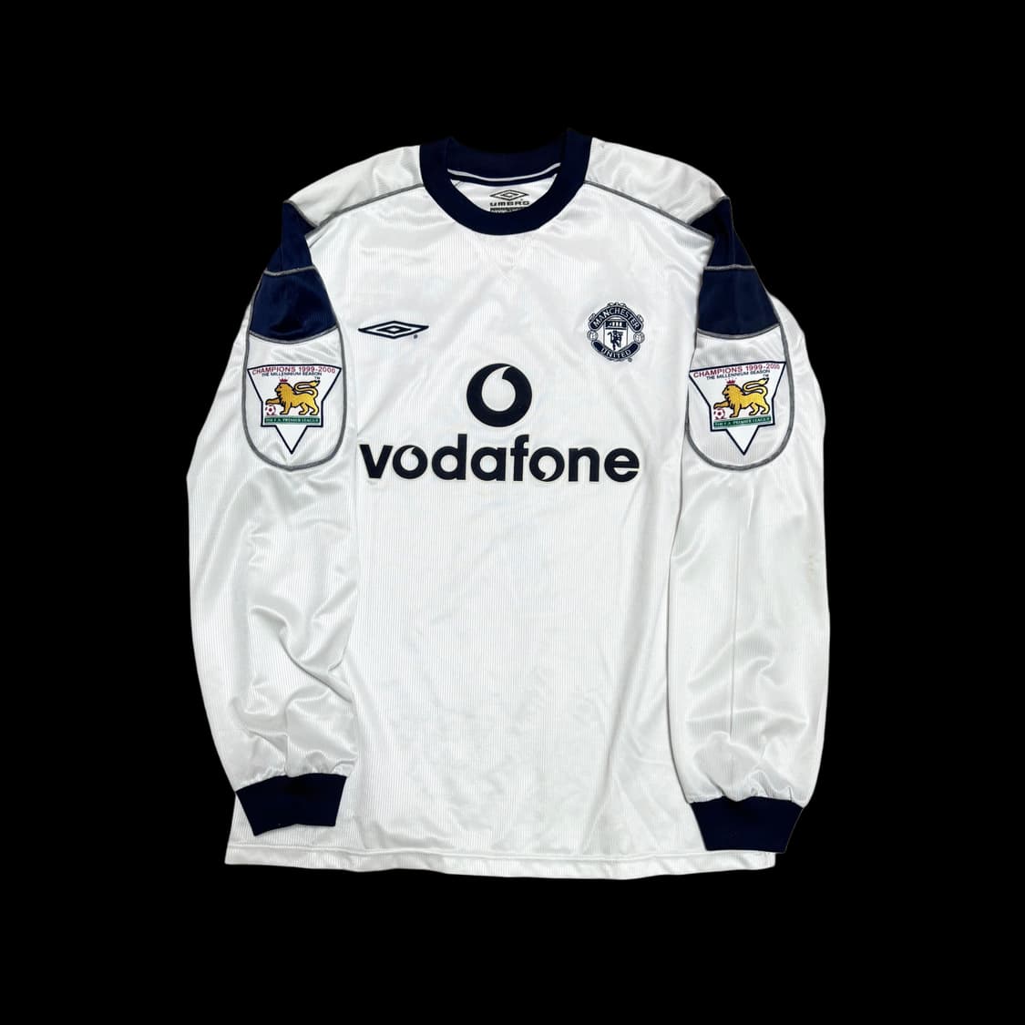 엄브로 00 01 맨유 맨체스터 유나이티드 어웨이 베컴 긴팔 유니폼 상품이미지2