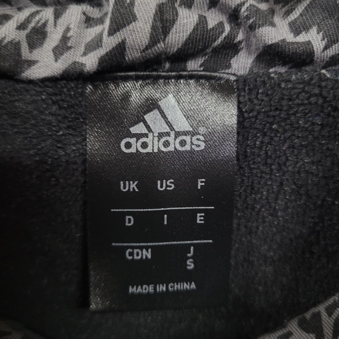 아디다스 후드 블랙골드 바람막이 집업 자켓 상품이미지6