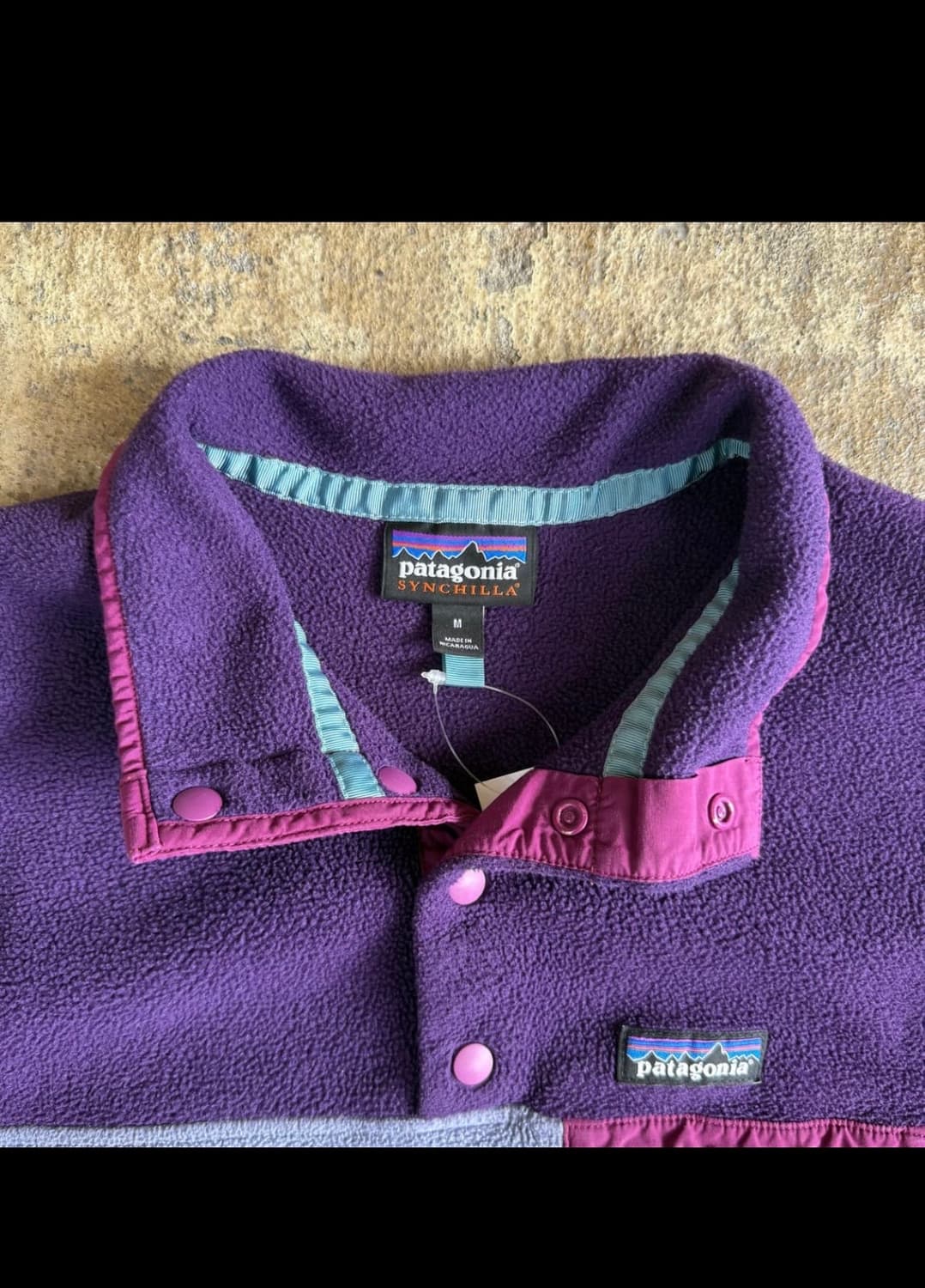 파타고니아 신칠라 그레이 퍼플 상품이미지4