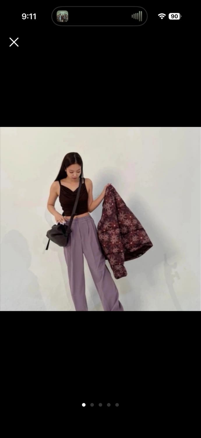 르메르 폴디드 백 / 라지 / 아스팔트 컬러 상품이미지4