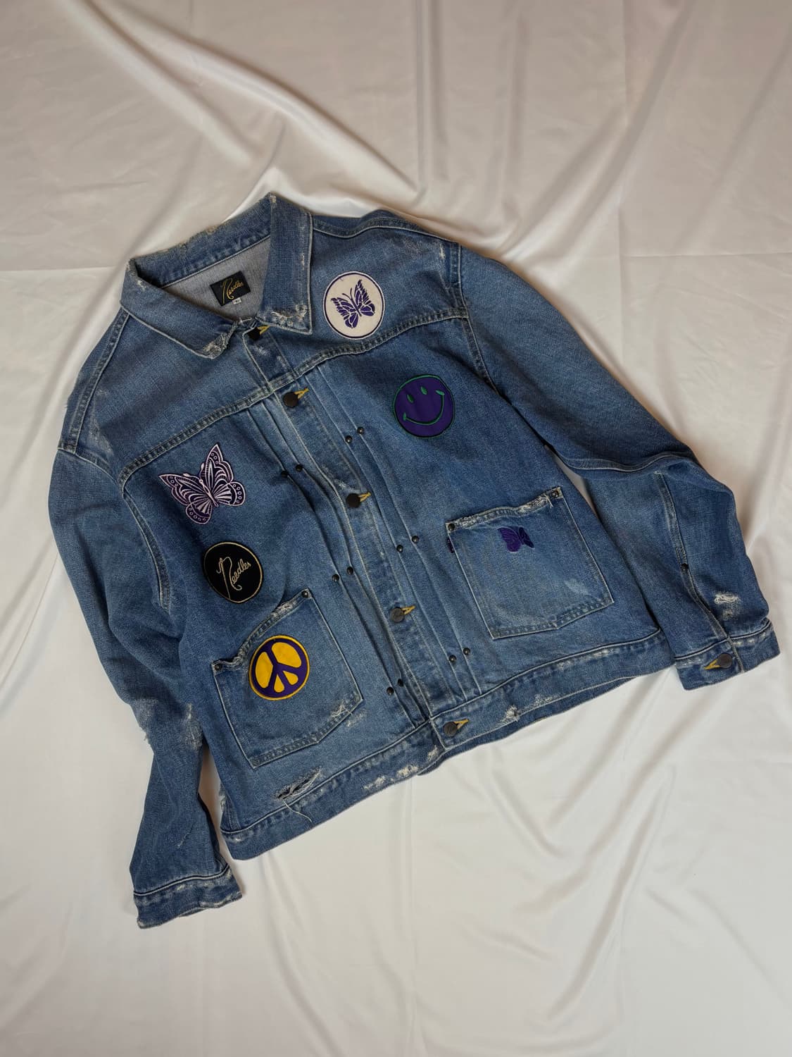 Needles 패치 데님 자켓 상품이미지1