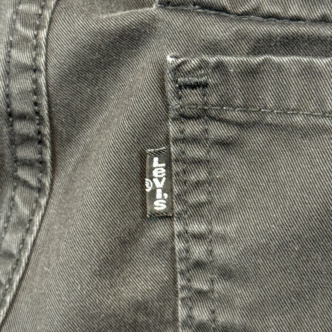 28inch) 리바이스 블랙 배기 카고 팬츠 면바지 상품이미지8