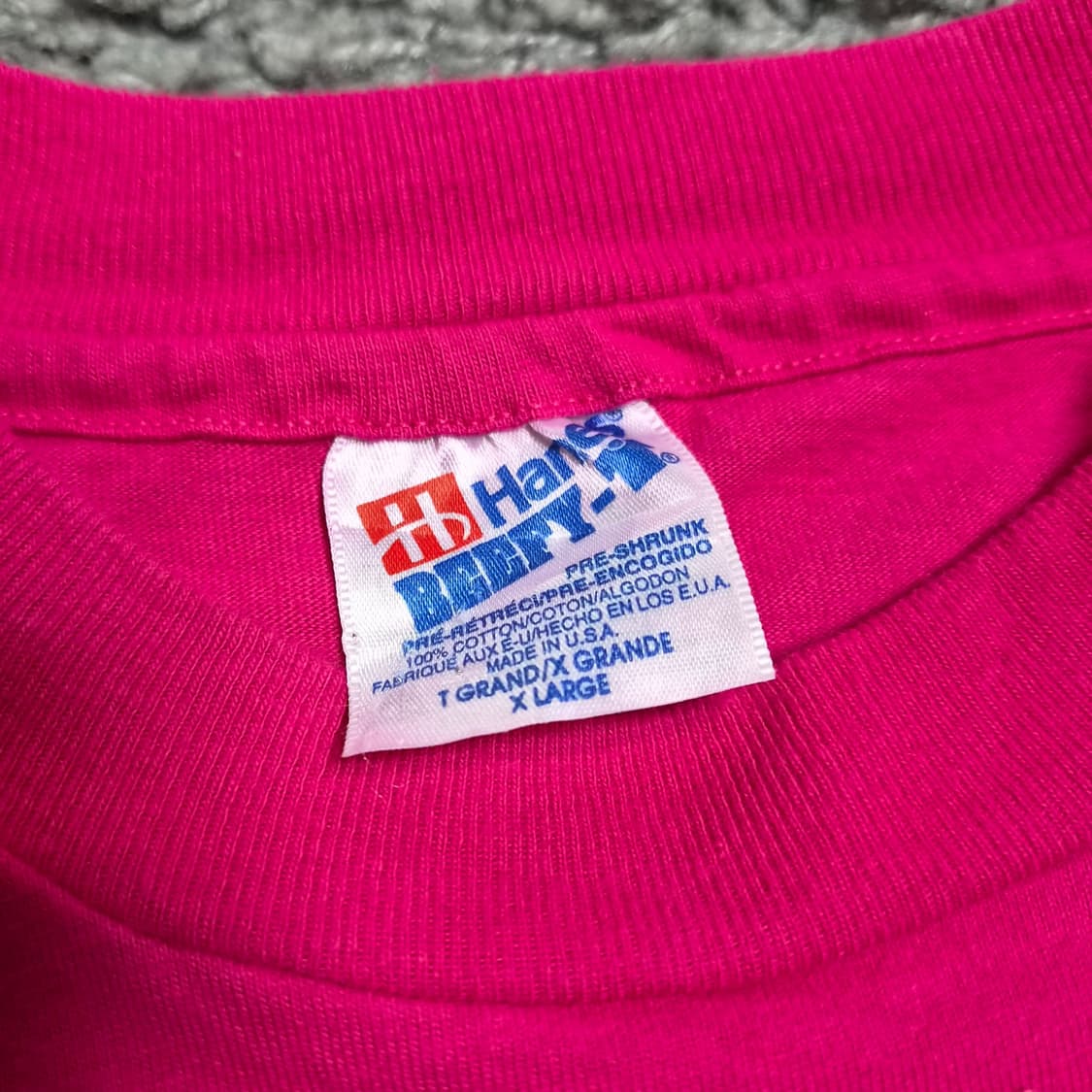 90s 하와이 헤인즈 made in usa 반팔 티셔츠 미제 미국 빈티지 상품이미지4