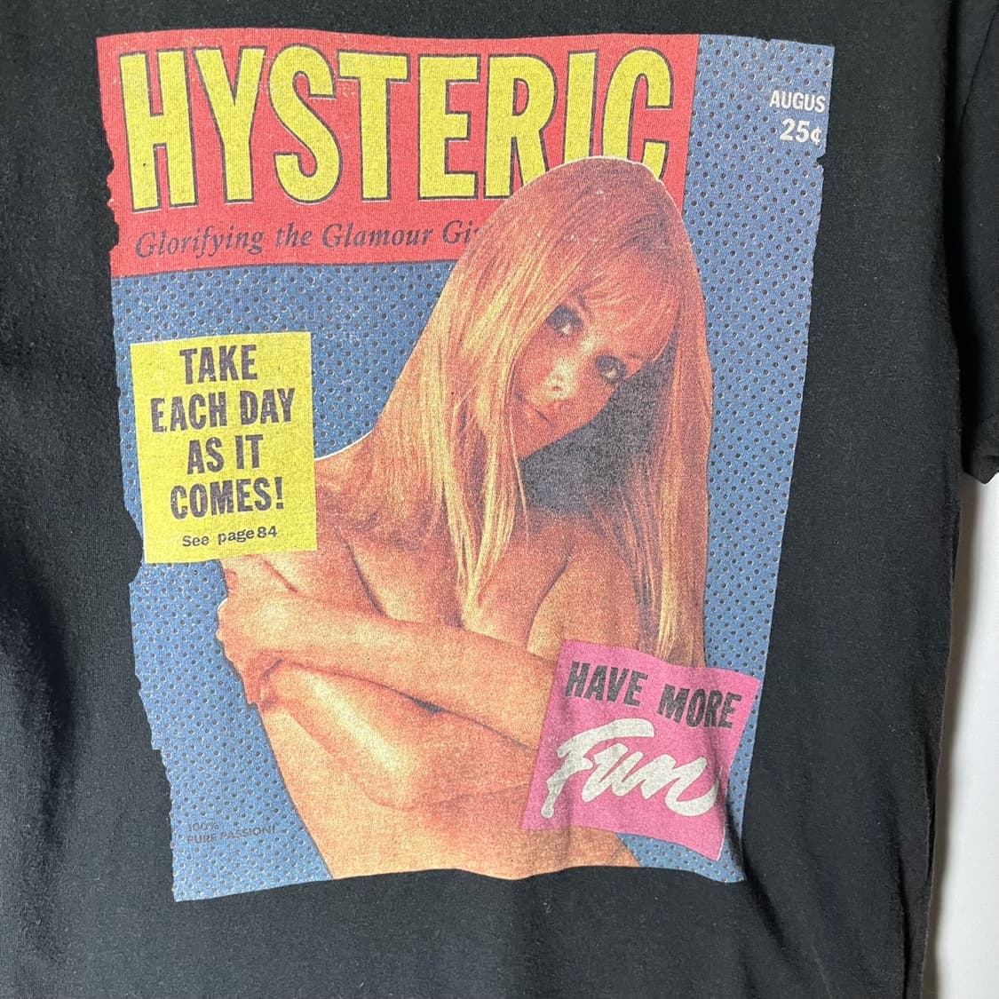 [Hysteric Glamour] 히스테릭글래머 매거진 티셔츠 상품이미지4