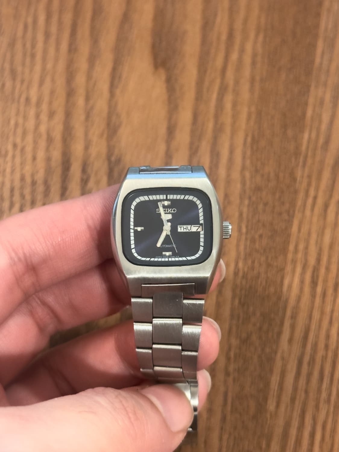 [초희귀] SEIKO 5 TV스크린 수동 Deep Navy Automat 상품이미지3