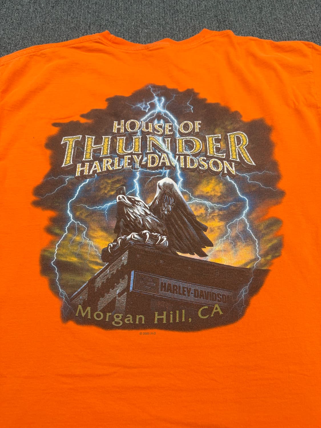 XL) 할리데이비슨 빈티지 포켓 프린팅 반팔 티셔츠 상품이미지5