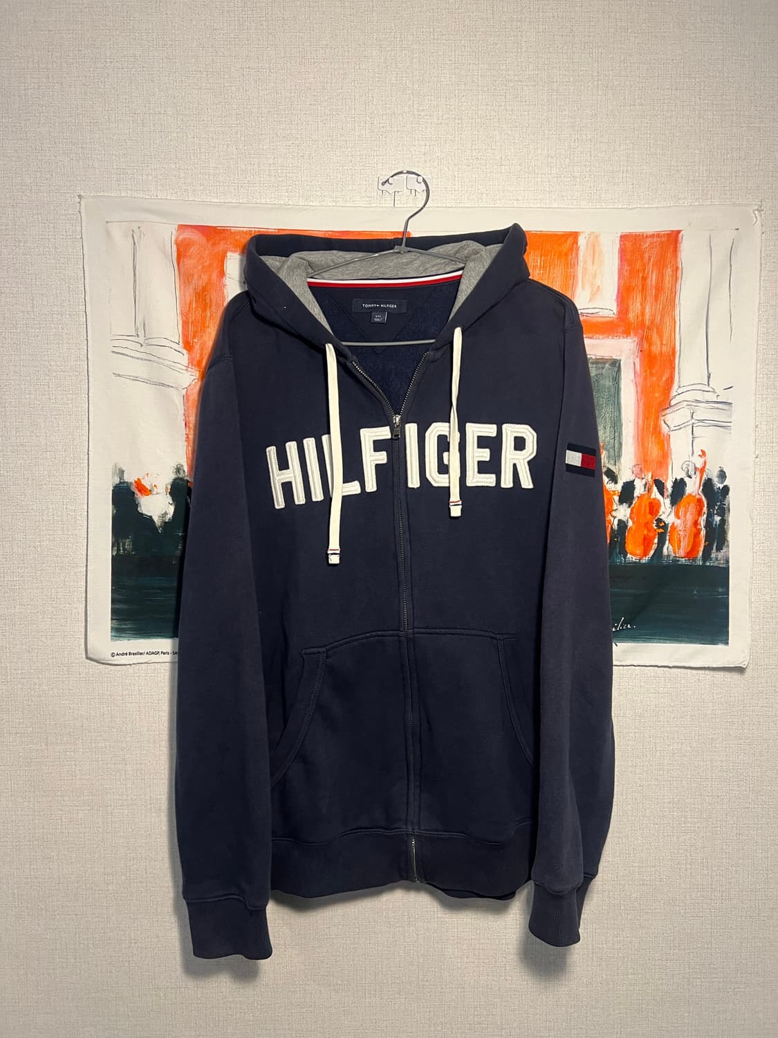 타미힐피거 후드집업 네이비 L/G 상품이미지2