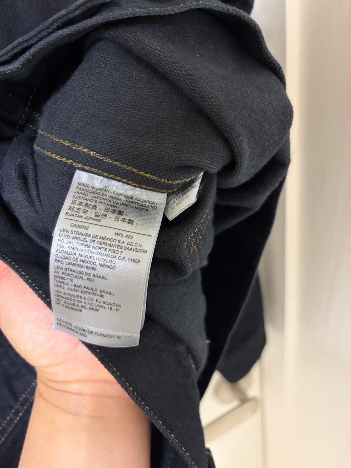 리바이스빈티지클로딩 LVC1953 TYPE2 507XX 블랙리자드 M40 상품이미지7