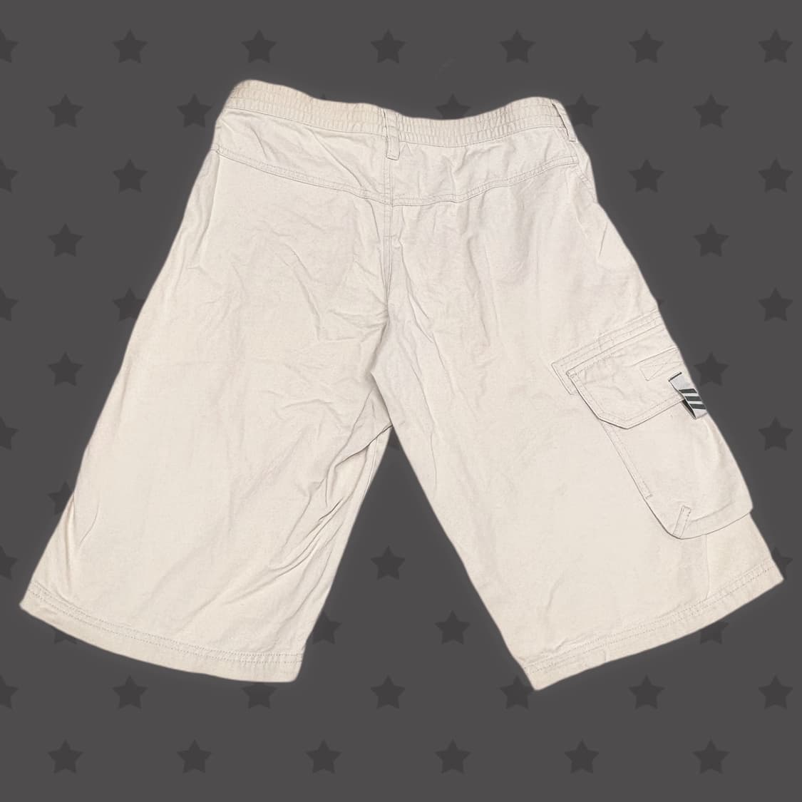 아디다스 아카이브 베이지 핀터깔 포인트 버뮤다 팬츠 상품이미지2