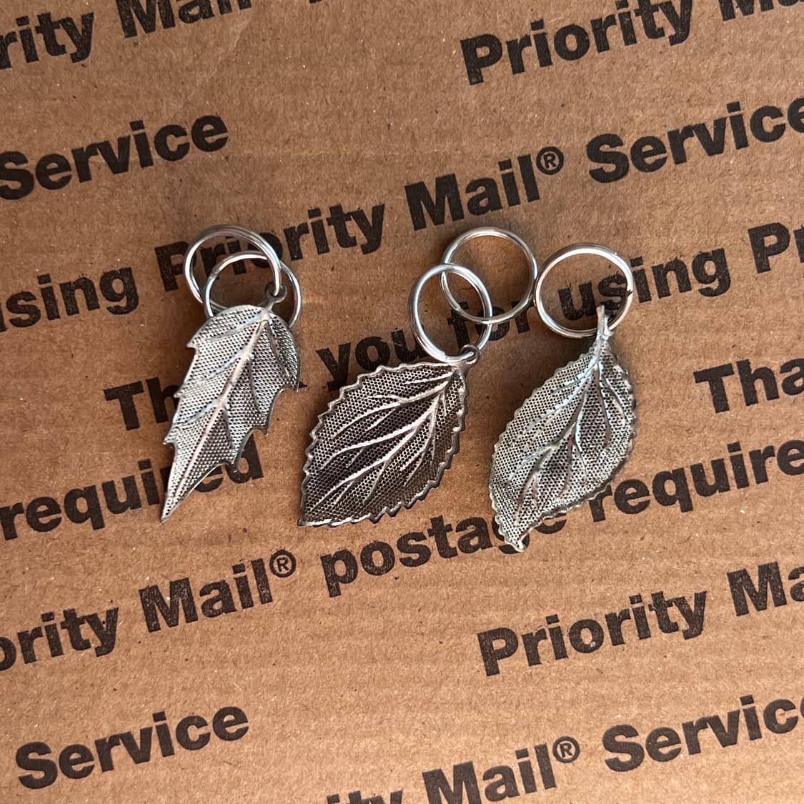 90s vtg Leaf Keyring (3type) 상품이미지2