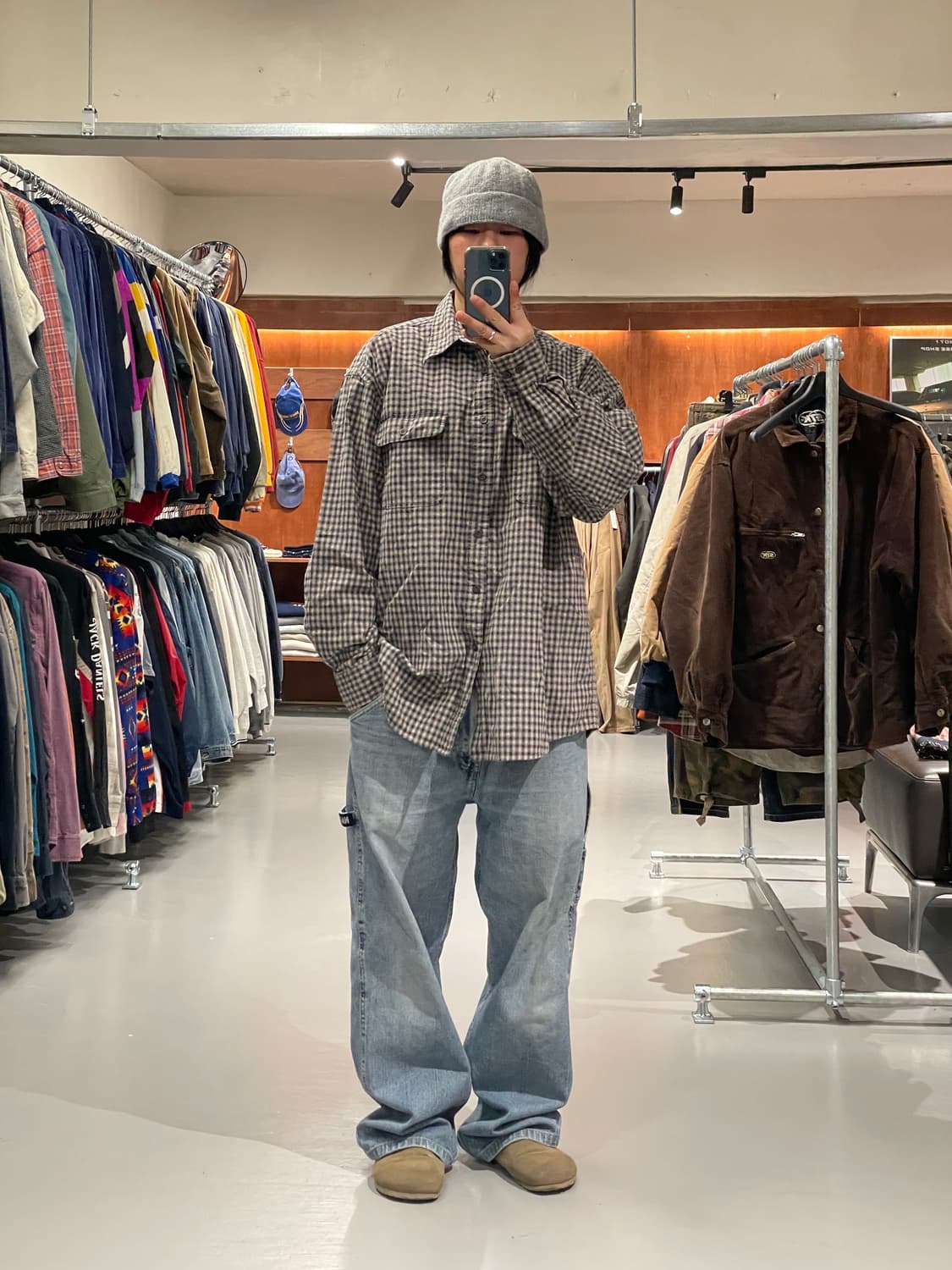 GAP 체크 셔츠   상품이미지4