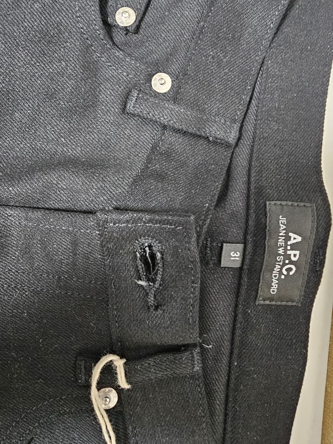 아페쎄 A.P.C 뉴 스탠다드 진 블랙진 31 새상품 (택포함) 상품이미지3