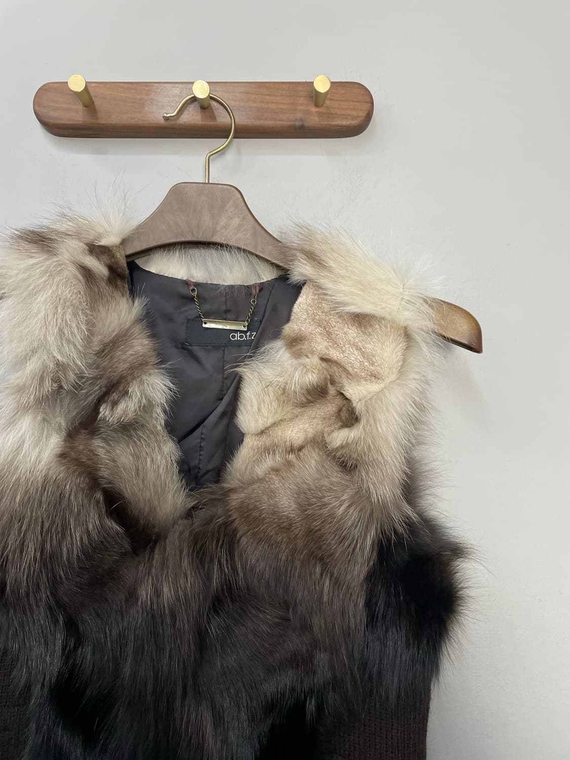 ab.f.z 폭스퍼 모피 조끼 H1715 상품이미지3