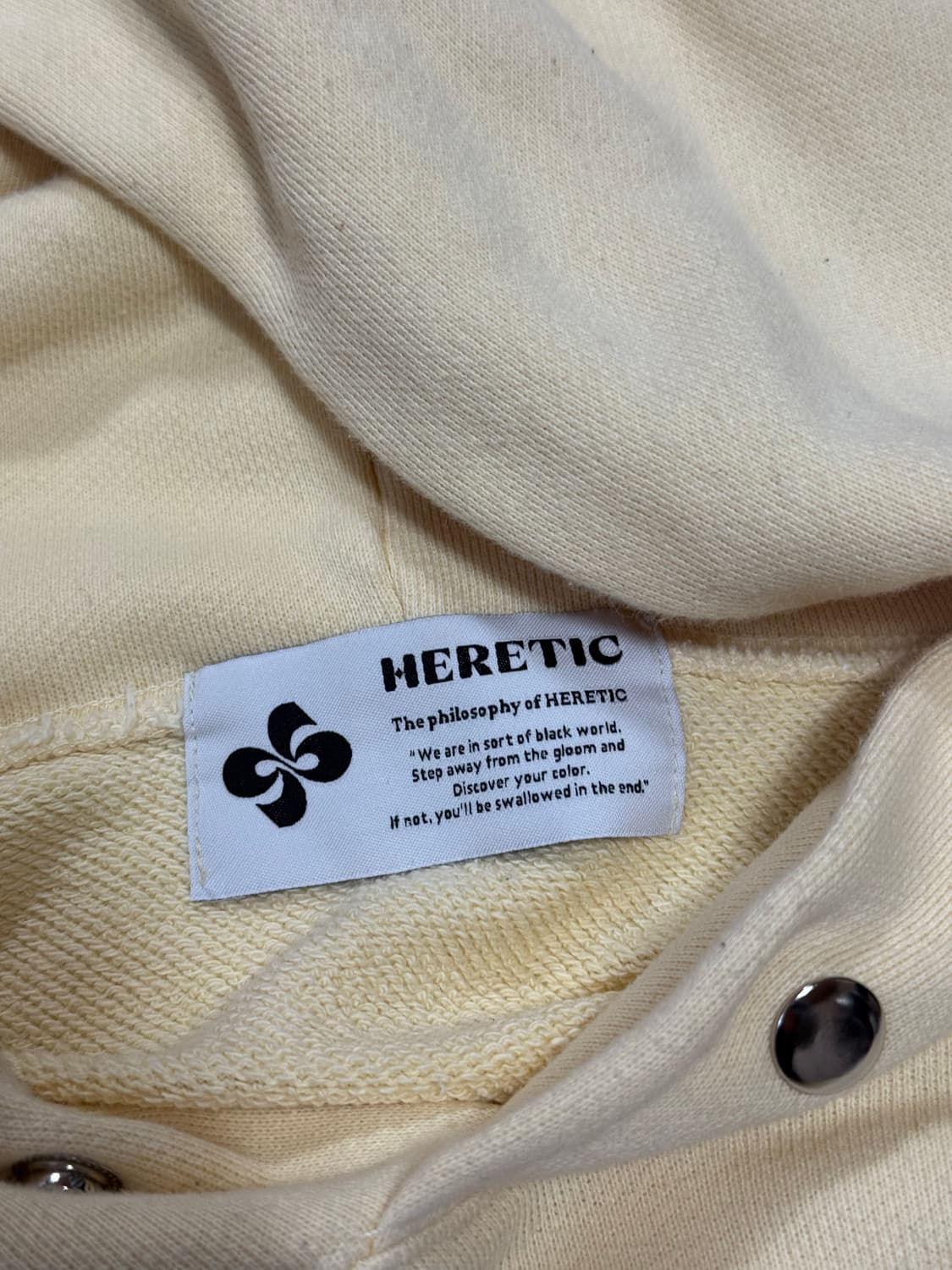 heretic / 헤레틱 레터링 버터 후드 상품이미지4