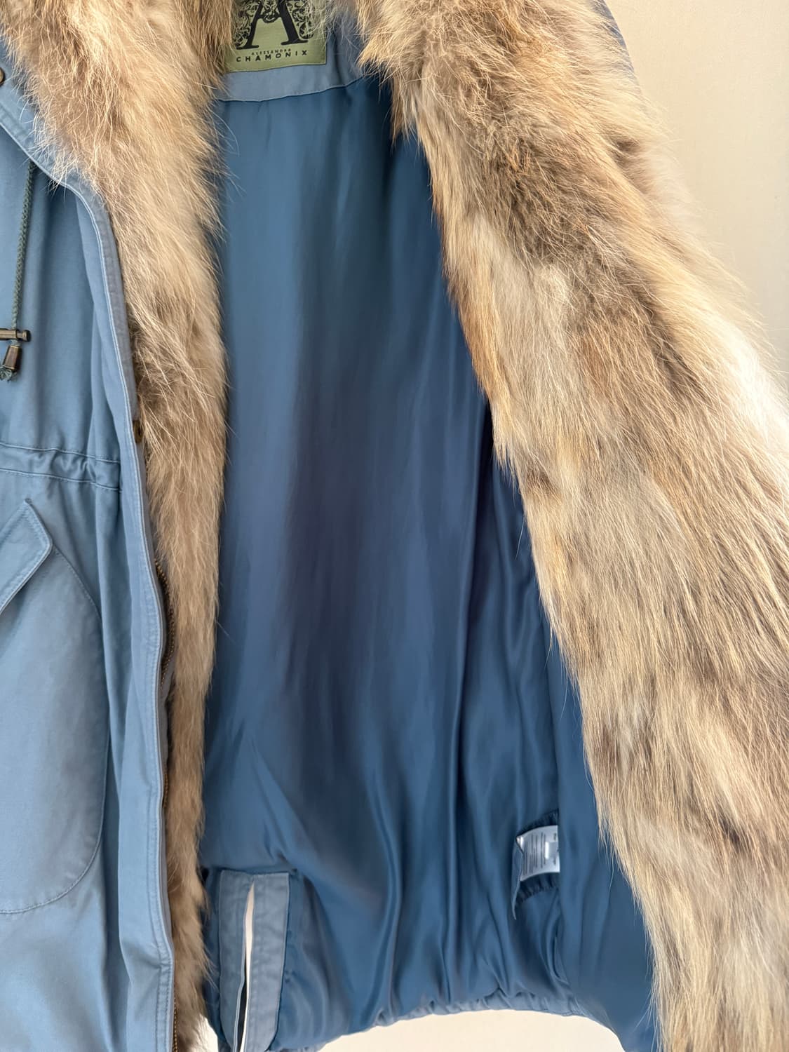 알렉산드라 샤모니 라쿤퍼 파카 S 상품이미지8