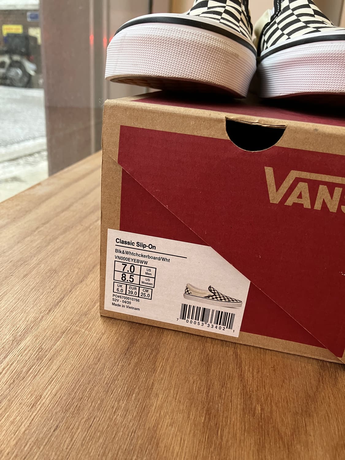 반스 클래식 체커보드 슬립온 새제품 상품이미지4