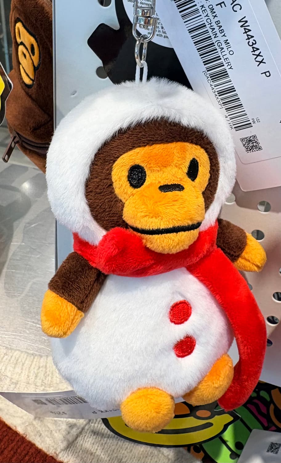 베이프 마일로 눈사람 인형 키링 키체인 상품이미지1