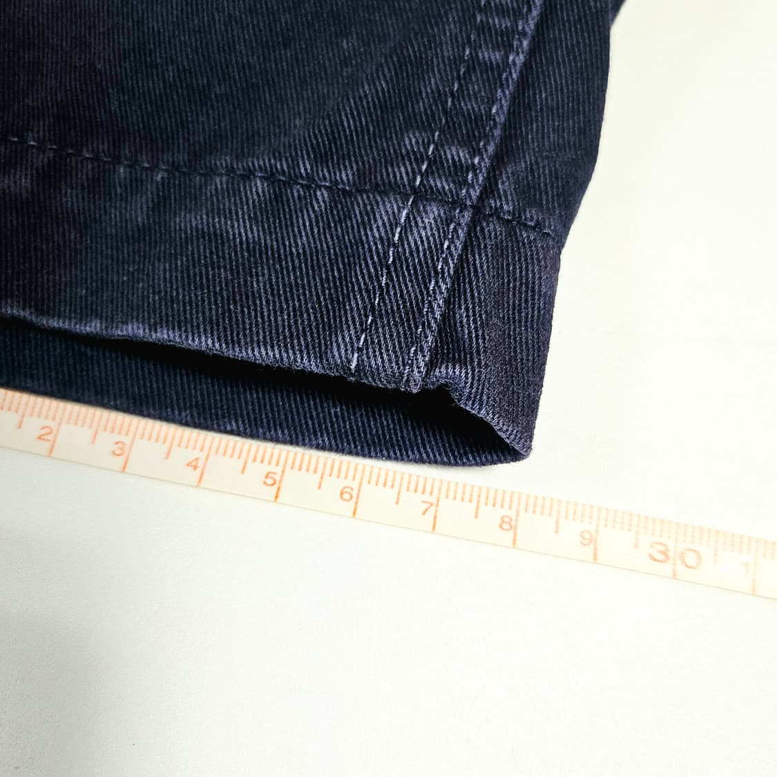 [M/30-32][그라미치]90's USA 가먼트다이 G쇼츠 다크네이비 상품이미지9