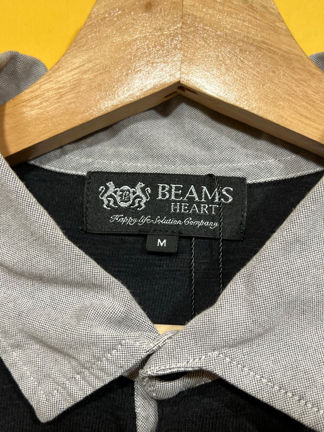 빔즈 BEAMS HEART 카라 반팔 티셔츠 상품이미지6