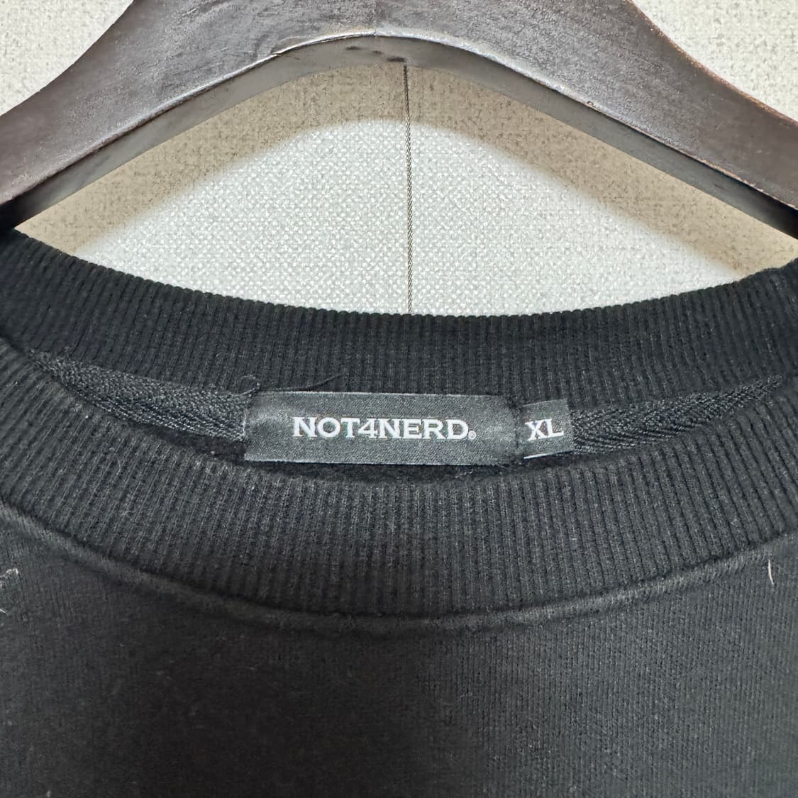 낫포너드 기모 맨투맨 XL 팝니다! 상품이미지3