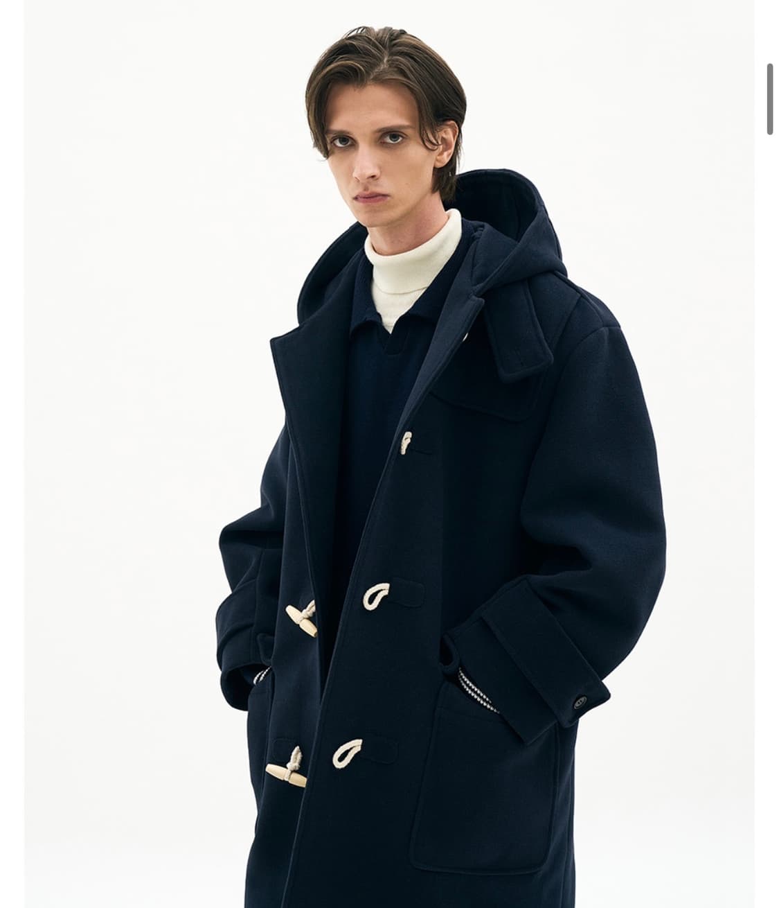 파르티멘토 더플 롱코트 떡볶이코트 S사이즈 상품이미지1