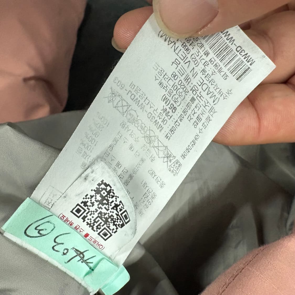 (90)몽벨경량패딩핑크 상품이미지7