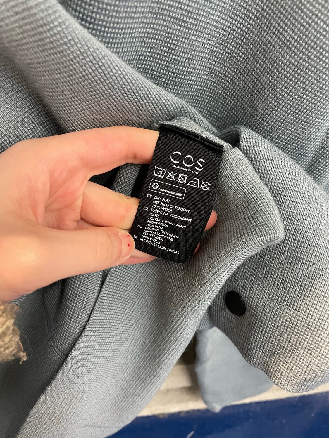 COS 코스 소라컬러 카라 가디건 상품이미지9