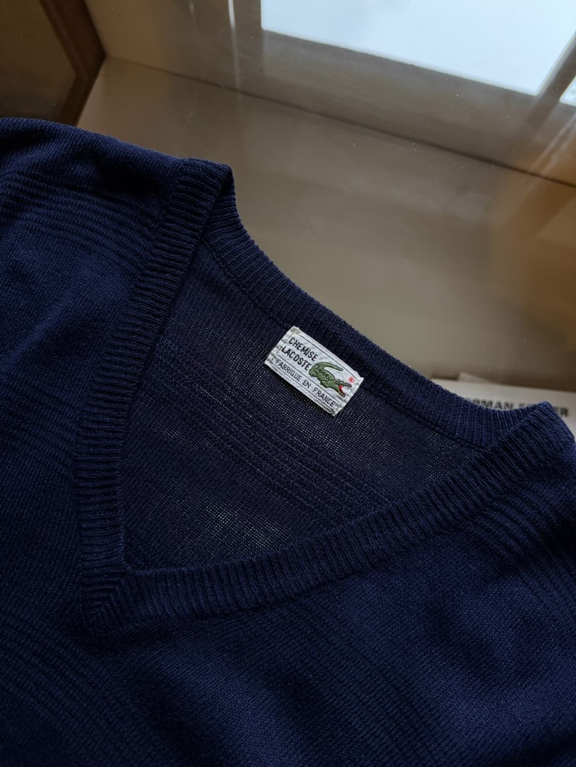 라코스테 브이넥 니트 100 상품이미지6