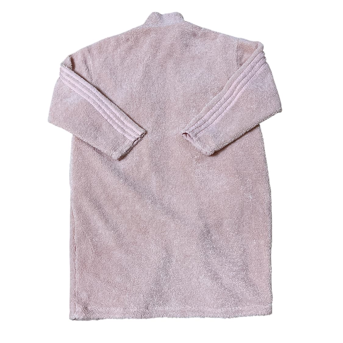 리버시블 아디다스 롱 쉐르파 플리스 코트 핑크 XL 상품이미지4