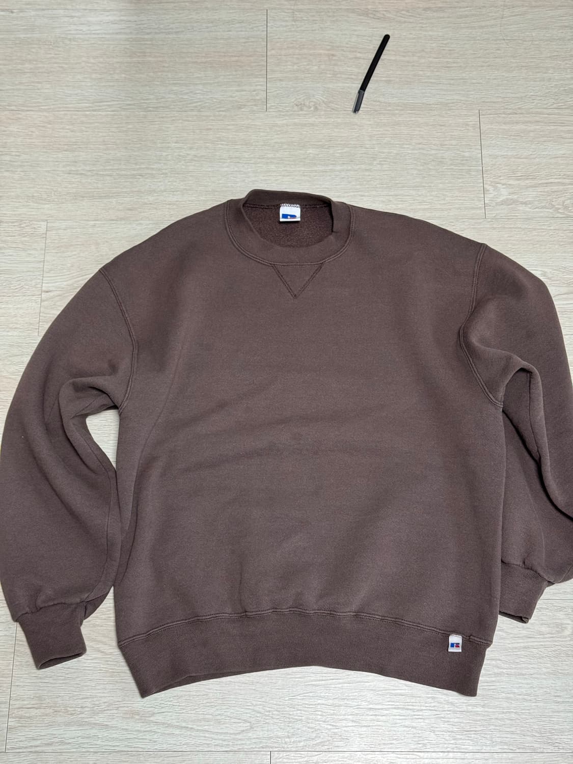 90s USA 러셀 스웻셔츠 초코 브라운 L 상품이미지1