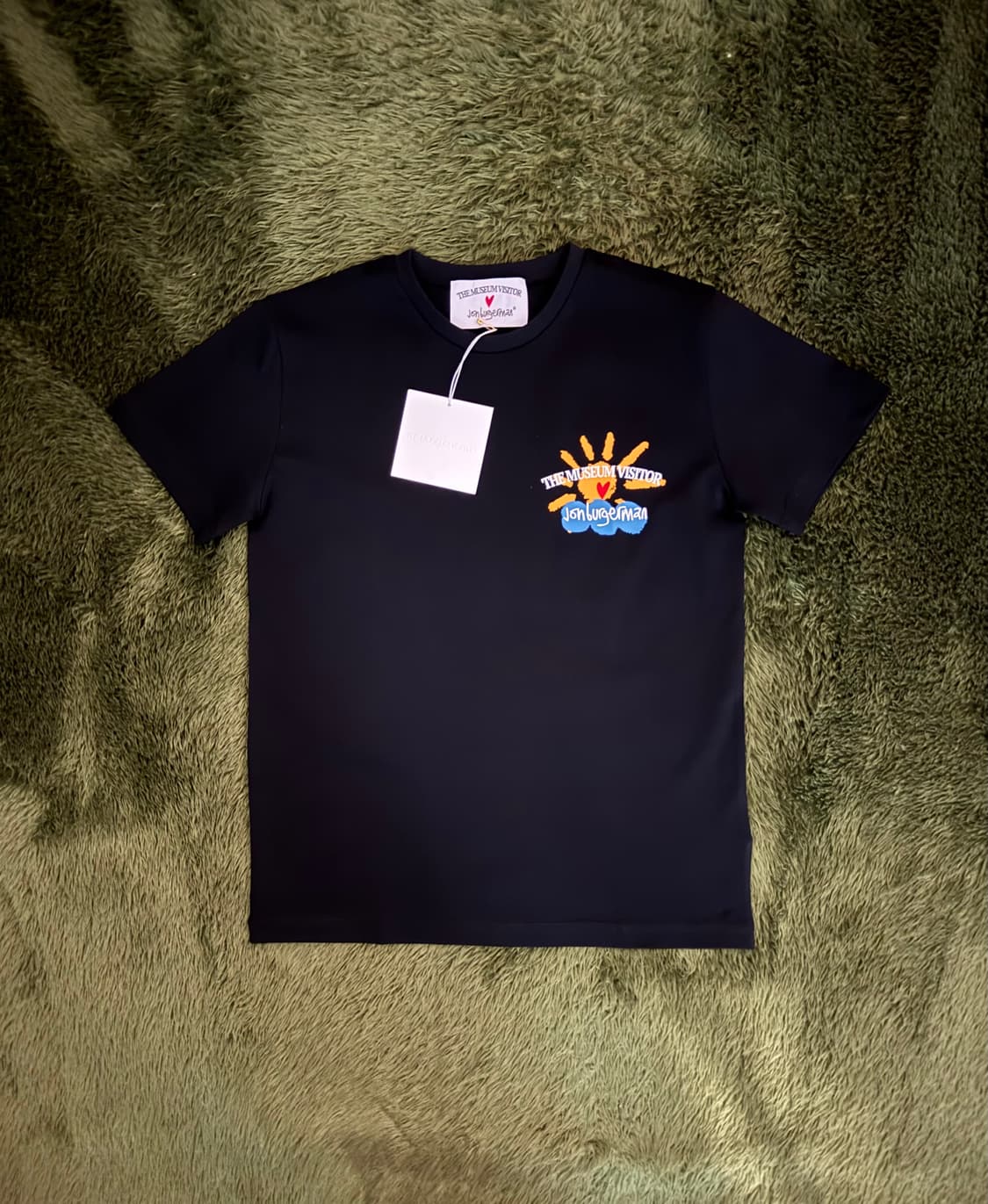 [S] 더뮤지엄비지터 X 존 버거맨 콜라보 플래닛 프린트 티셔츠 상품이미지1