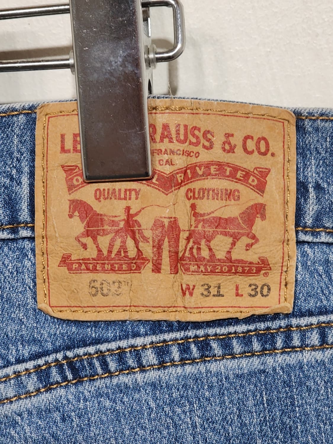 (31) 리바이스 502 청바지 연청 데님팬츠 스판 145주년판  상품이미지5