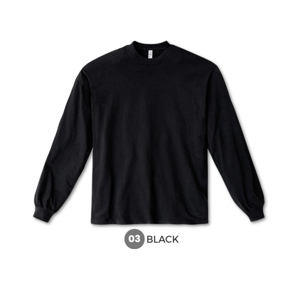 LAA 가먼트다이 맨투맨+롱슬리브 일괄 판매 상품이미지5